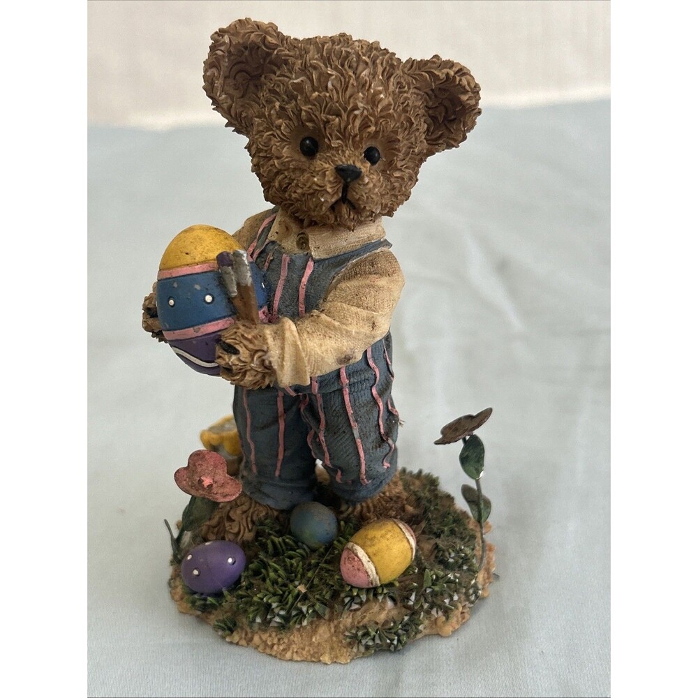 Kuddles Korner March Easter Flower Spring Eggs Butterfly Bear 2002